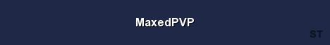 MaxedPVP Server Banner