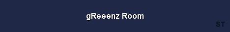 gReeenz Room Server Banner