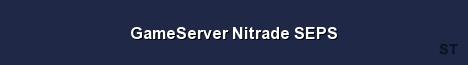 GameServer Nitrade SEPS Server Banner