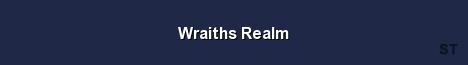 Wraiths Realm Server Banner