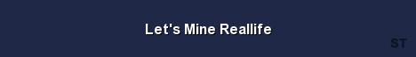 Let 039 s Mine Reallife Server Banner