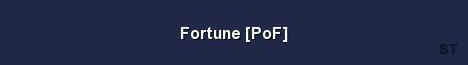 Fortune PoF Server Banner