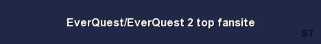 EverQuest EverQuest 2 top fansite Server Banner