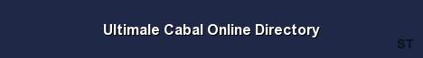 Ultimale Cabal Online Directory Server Banner