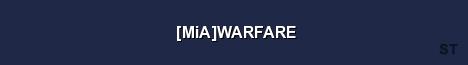 MiA WARFARE Server Banner