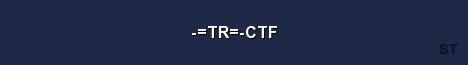 TR CTF Server Banner