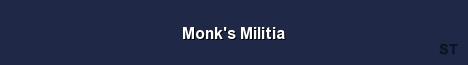 Monk s Militia Server Banner