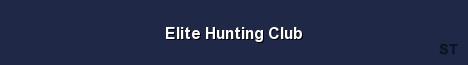 Elite Hunting Club Server Banner