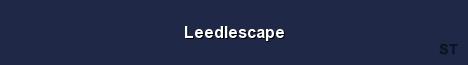 Leedlescape Server Banner