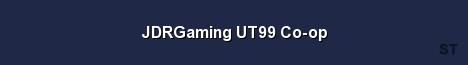 JDRGaming UT99 Co op Server Banner
