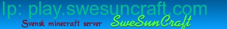 SweSunCraft Server Banner