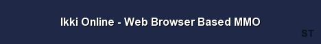 Ikki Online Web Browser Based MMO Server Banner