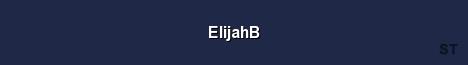 ElijahB Server Banner