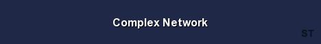 Complex Network Server Banner