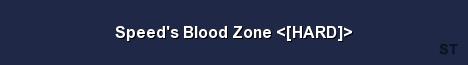 Speed s Blood Zone HARD Server Banner