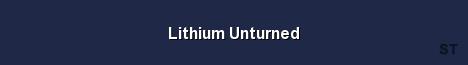 Lithium Unturned 