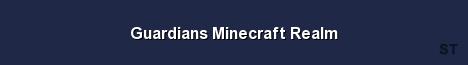 Guardians Minecraft Realm Server Banner