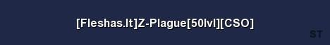 Fleshas lt Z Plague 50lvl CSO Server Banner