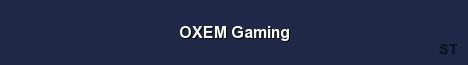 OXEM Gaming Server Banner