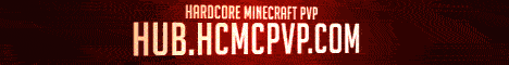 Hardcore Minecraft PvP Server Banner