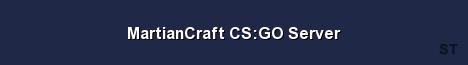 MartianCraft CS GO Server Server Banner