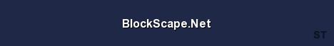 BlockScape Net Server Banner