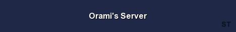 Orami s Server Server Banner