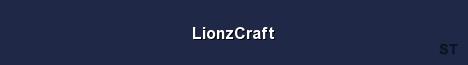 LionzCraft Server Banner