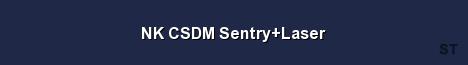 NK CSDM Sentry Laser Server Banner
