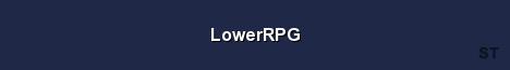 LowerRPG Server Banner