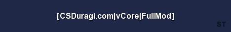 CSDuragi com vCore FullMod Server Banner