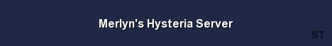 Merlyn s Hysteria Server Server Banner