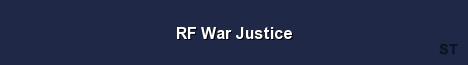 RF War Justice 