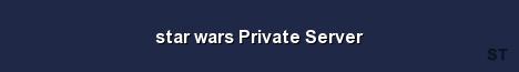 star wars Private Server Server Banner