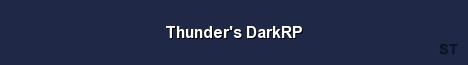 Thunder s DarkRP Server Banner
