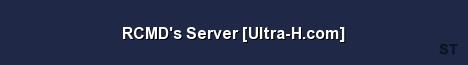 RCMD s Server Ultra H com Server Banner