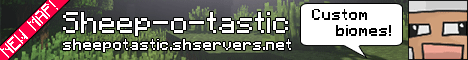 Sheep O Tastic Server Banner