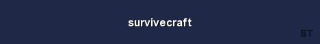 survivecraft Server Banner