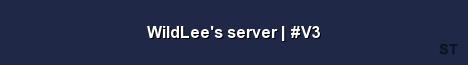 WildLee s server V3 Server Banner