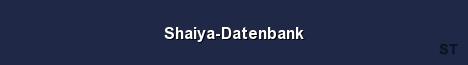 Shaiya Datenbank 