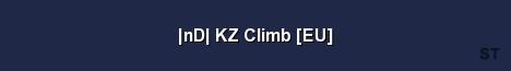 nD KZ Climb EU Server Banner