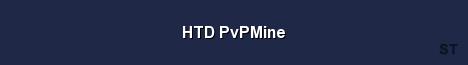 HTD PvPMine Server Banner