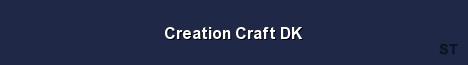 Creation Craft DK Server Banner