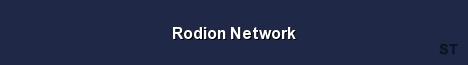 Rodion Network Server Banner