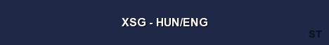 XSG HUN ENG Server Banner