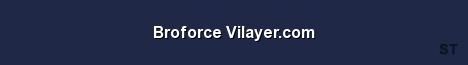 Broforce Vilayer com Server Banner