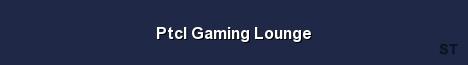 Ptcl Gaming Lounge Server Banner