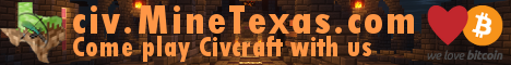 MineTexas Civcraft Server Server Banner