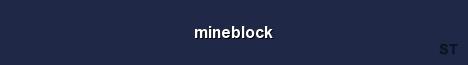 mineblock Server Banner