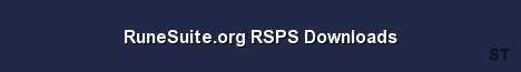 RuneSuite org RSPS Downloads 